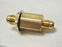 F510 BRASS HILBORN STYLE BY PASS VALVE WITH POPPET -SPRING